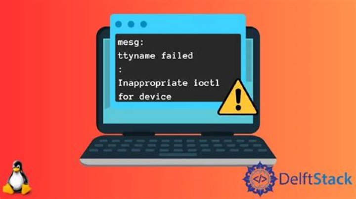 Inappropriate ioctl for device when trying to SSH