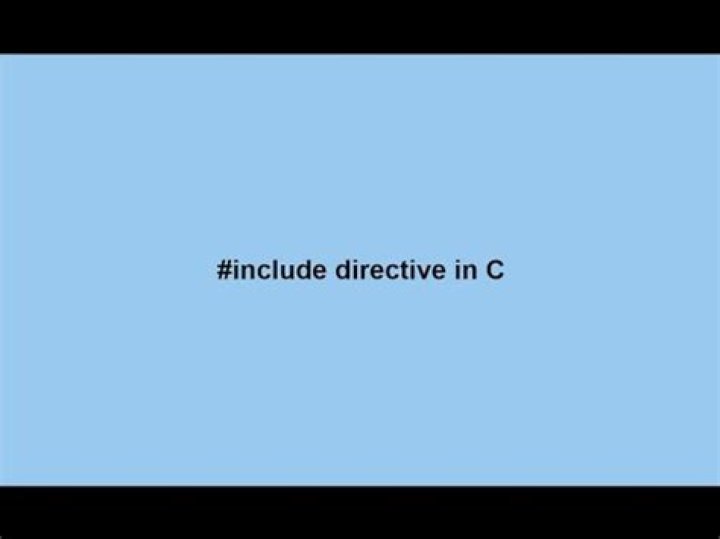 #include directive in C#