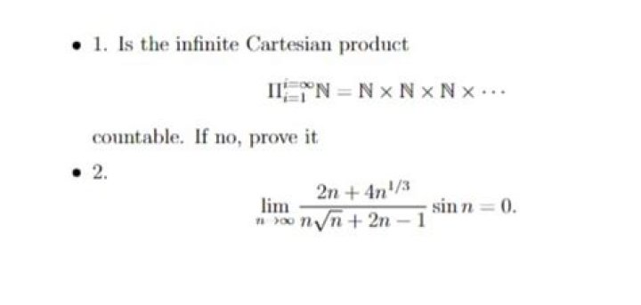 Infinite Cartesian product of countable sets is uncountable