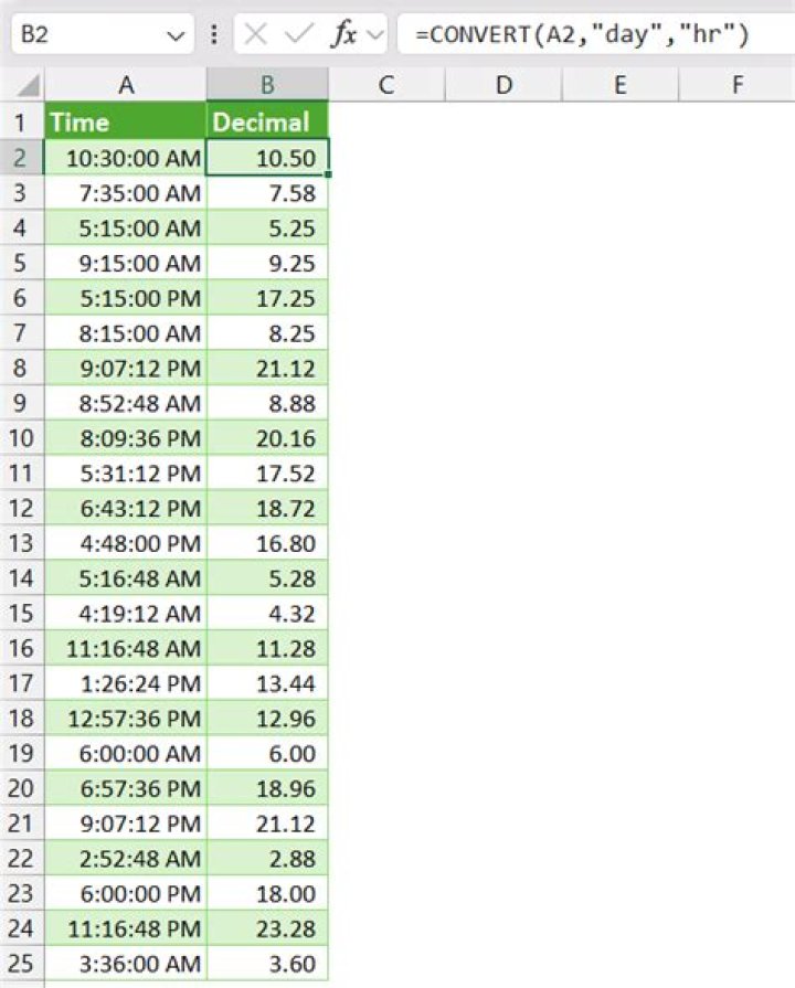 inserting a decimal point to number in excel