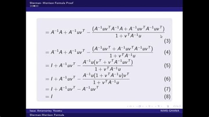 Insightful proofs for Sherman-Morrison Formula and Matrix Determinant Lemma
