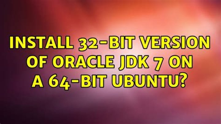 Install 32-bit version of Oracle JDK 7 on a 64-bit Ubuntu?