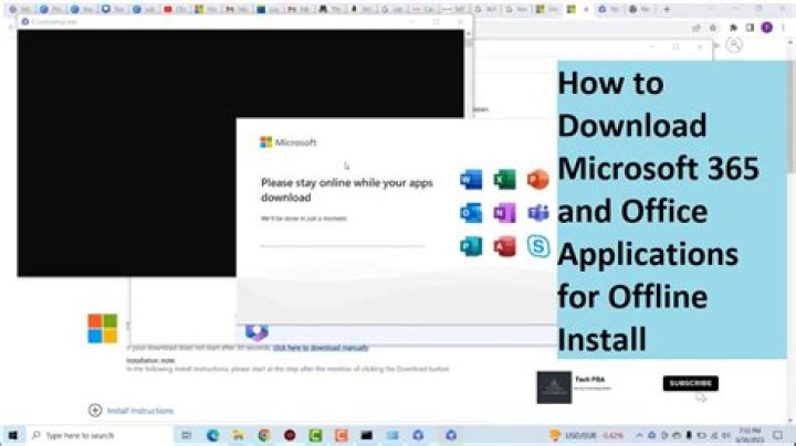 Install an application offline