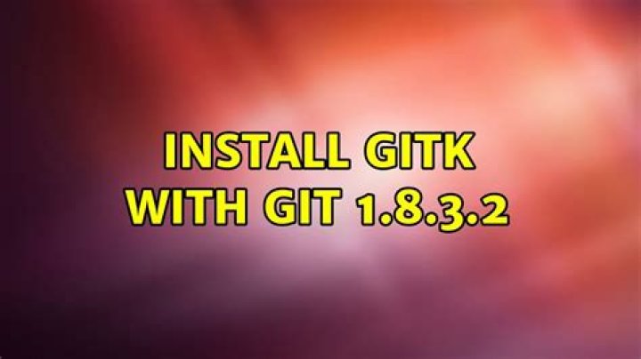 install gitk with git 1.8.3.2 [duplicate]