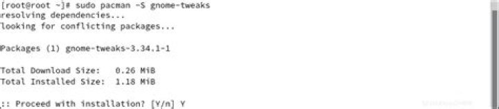 Install gnome-tweak-tool