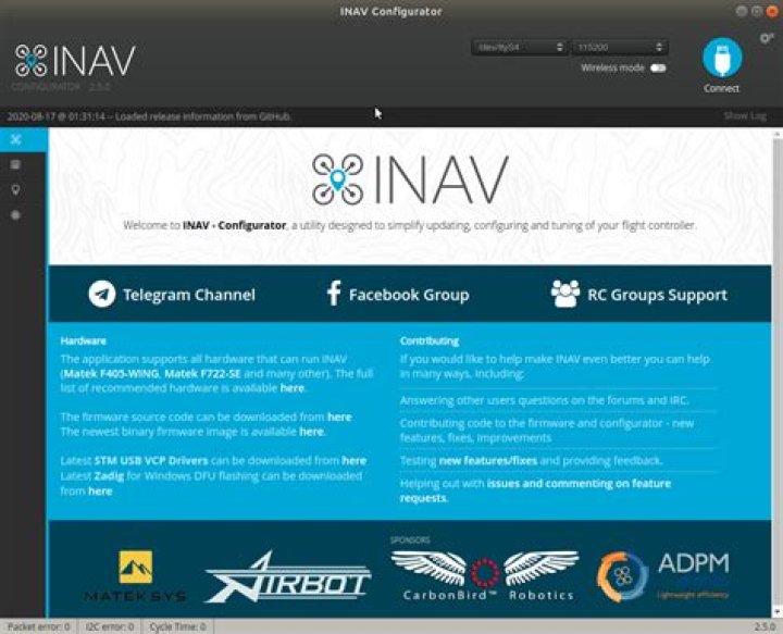 Install INAV Configurator in Ubuntu MATE