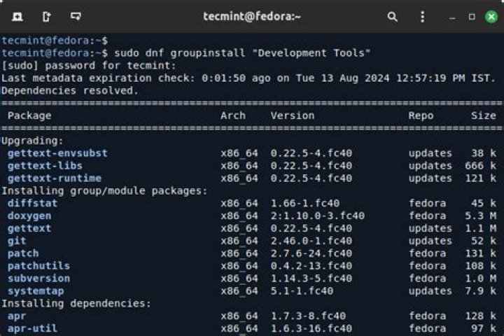Install latest GCC on Fedora