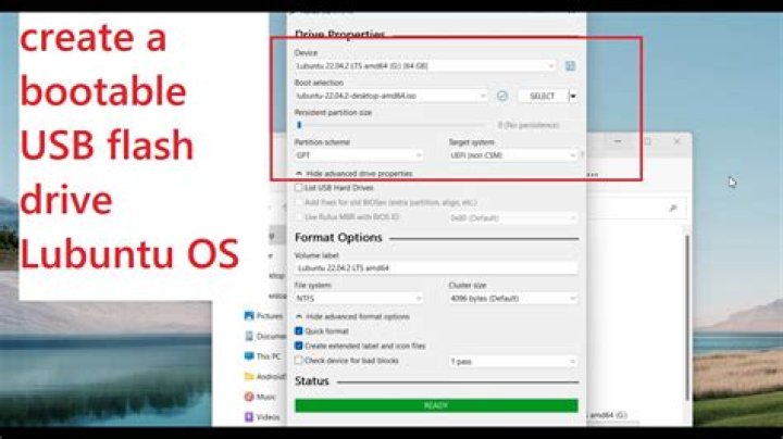 Install Lubuntu on an USB Flash Drive [duplicate]