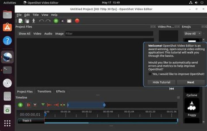 Install openshot