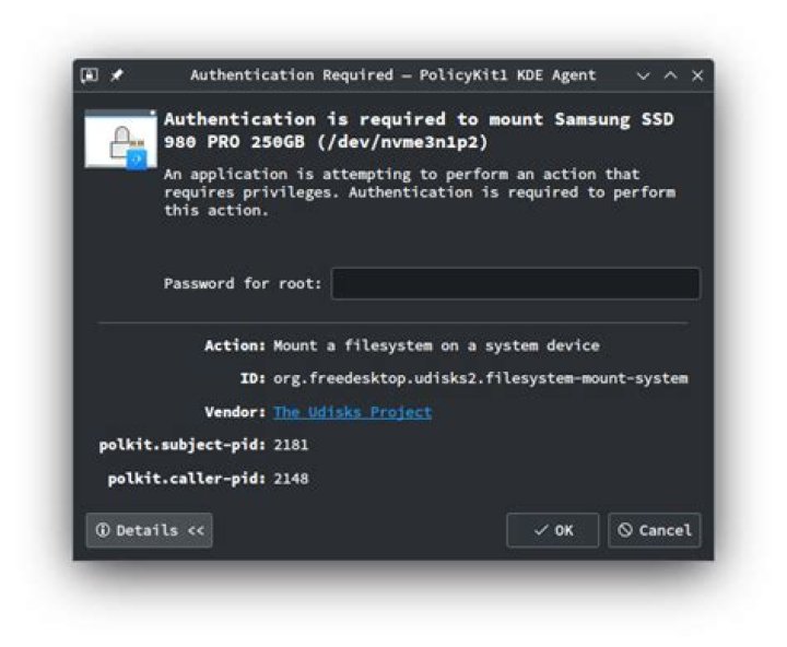 Install policykit-1