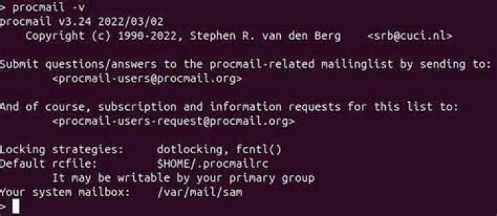 Install procmail