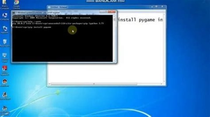 Install pygame in anaconda