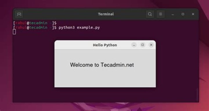 Install tkinter for Python
