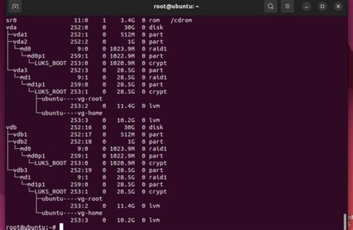 Install Ubuntu 22.04 desktop with Software RAID(1) -> LUKS -> LVM on machine with UEFI