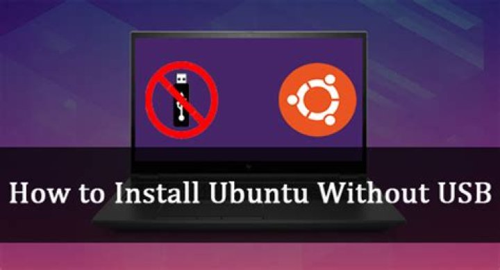 Install Ubuntu without a USB flash drive or CD