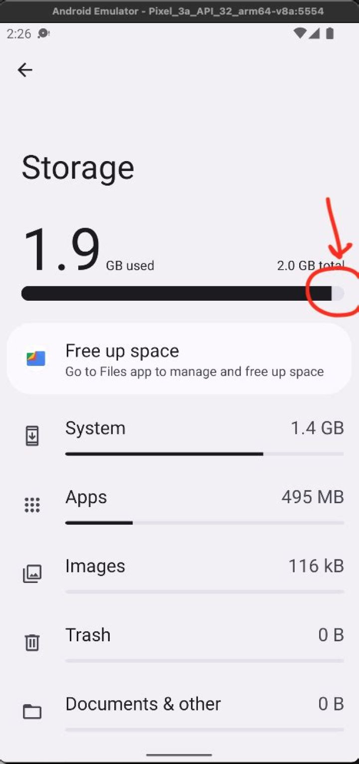 Installation failed with message Error: android.os.ParcelableException: java.io.IOException: Requested internal only, but not enough space