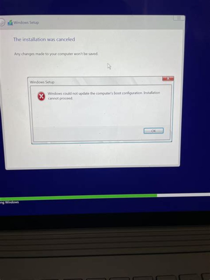 Installation fails on HP Laptop (Windows OK)