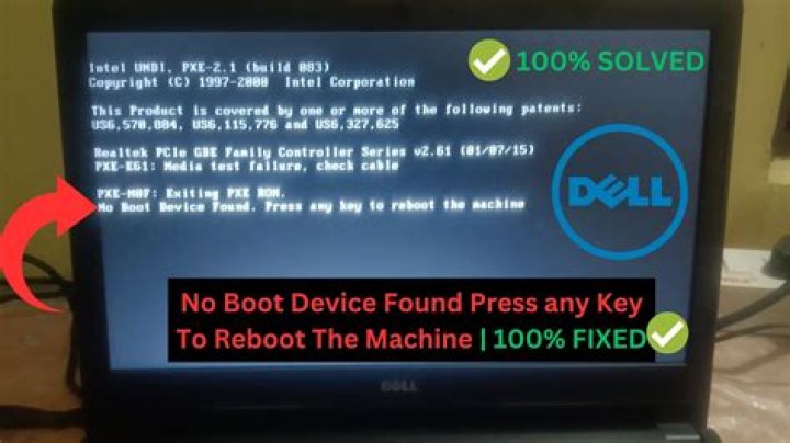 Installed ubuntu 16.04 on Dell erasing windows 10, no booting device found