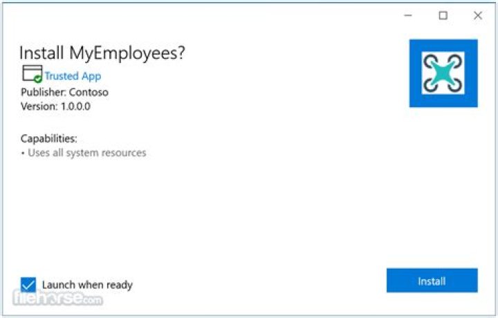 Installer screenshot
