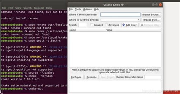 Installing cmake3.9 in ubuntu18.04