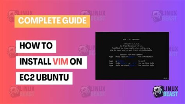 Installing vim text editor on ubuntu [duplicate]