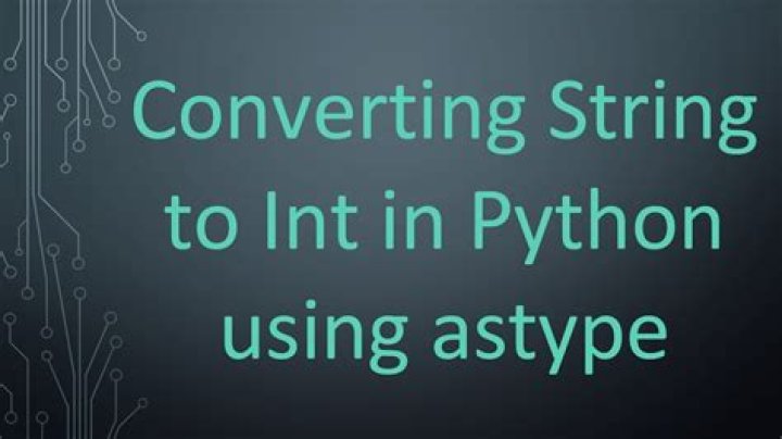 int() vs .astype('int') Python
