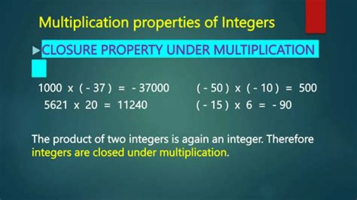 Integers under multiplication a closed operation?