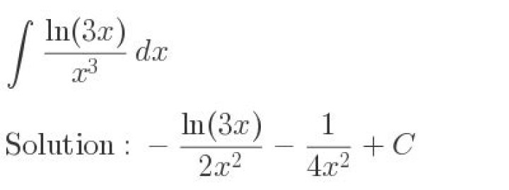 Integral of $\ln (3x) / x$