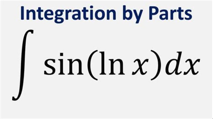 integral of $\sin(\ln(x))\,dx$