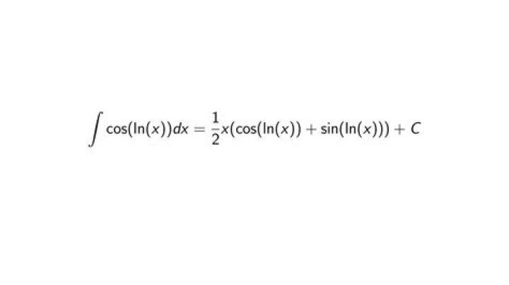 Integrate cos (lnx) dx