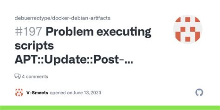Intermittent Dockerfile Issue: Problem executing scripts APT::Update::Post-Invoke