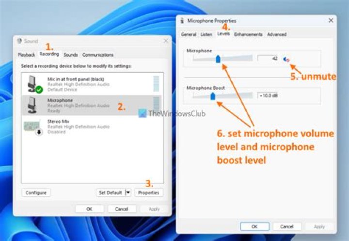 Internal microphone not listed in sound settings