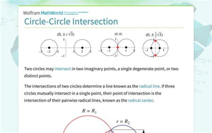 Intersection between a rectangle and a circle?