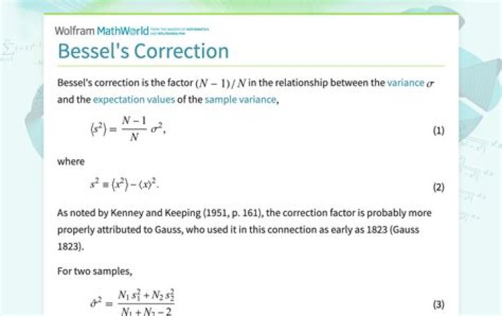 Intuitive Explanation of Bessel's Correction