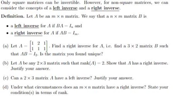 Intuitive explanation of left- and right-inverse