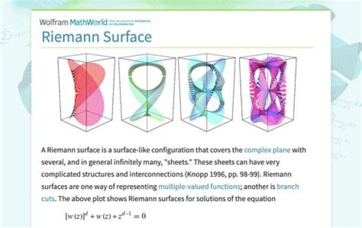 Intuitive Explanation of Riemann Surfaces and what they are used for?