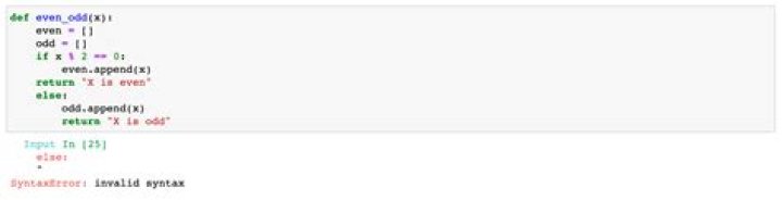 Invalid syntax when using 