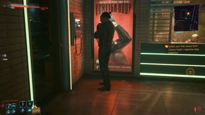 Inventory at Cassius Ryder on HANDS to get Tattoo for proper smart weapon usage