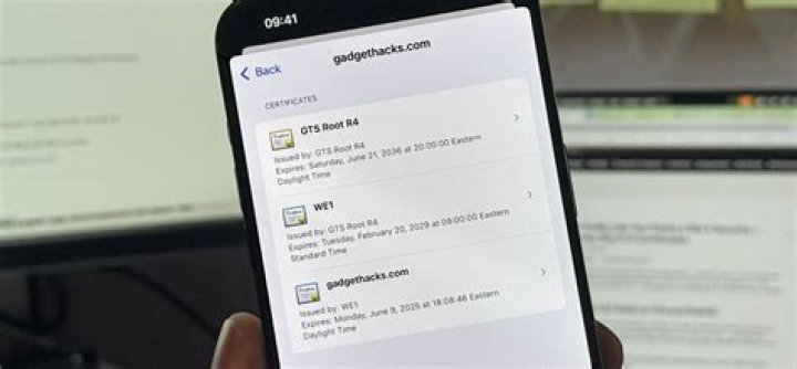 iPhone TrustStore CA certificates