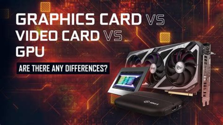 Is a video card and a graphics card the same thing?