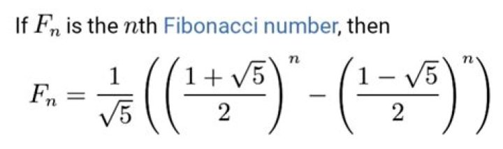 Is Binet's formula for the Fibonacci numbers exact?