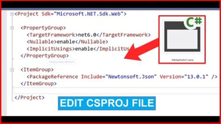 Is it possible to add comments to a csproj file?