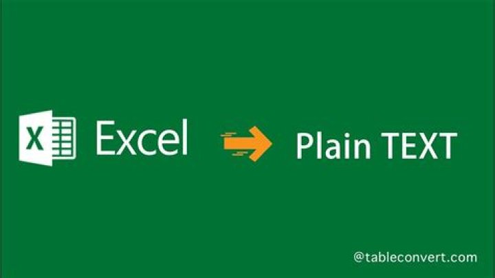 Is it possible to convert copied text in excel to plain text?