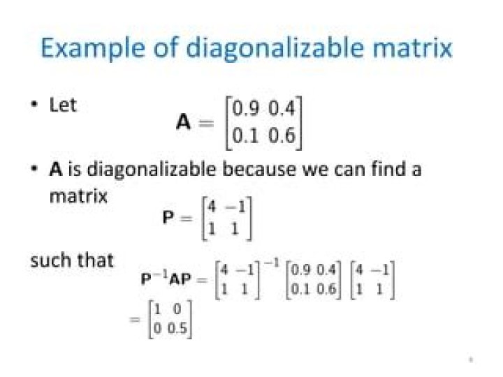 Is it possible to diagonalize a singular matrix?