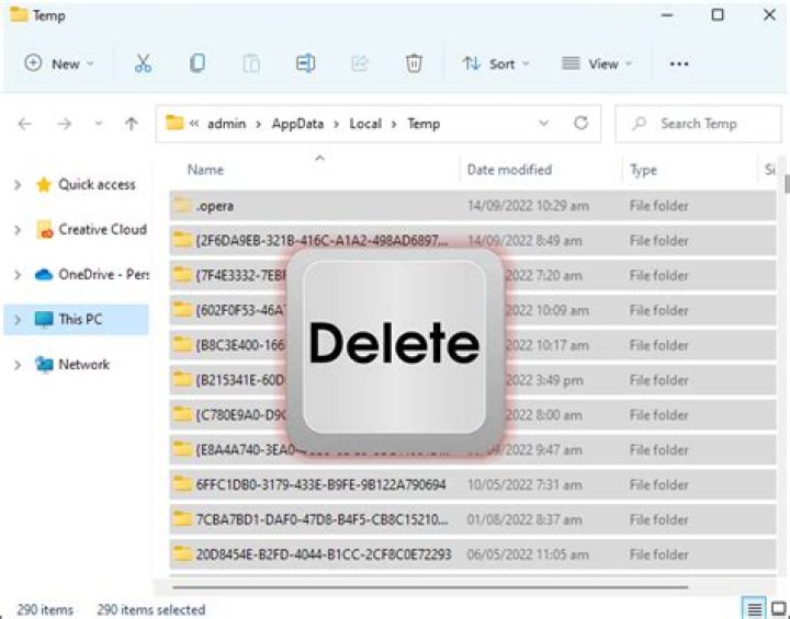 Is it safe to delete files in download folder