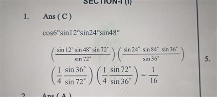 Is $(\sin 48)/2$ the same as $\sin 24$?