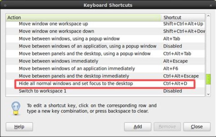 Is there a keybind to minimize all windows, without a toggle?
