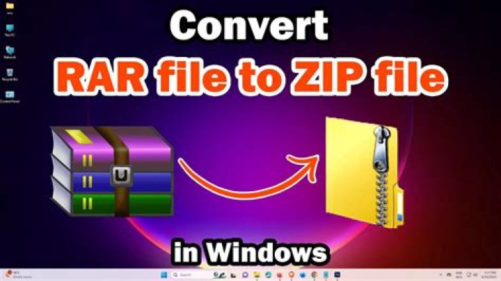 Is there a simple, automated way to convert a large number of files between ZIP and RAR formats?