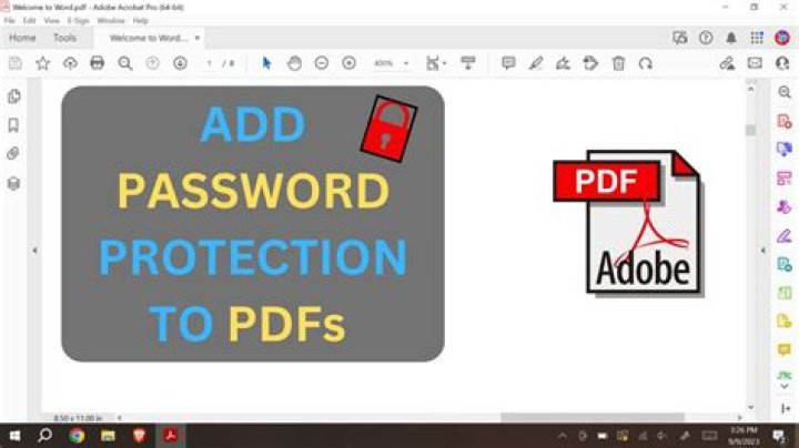 Is there a tool that can add a password to a PDF file?