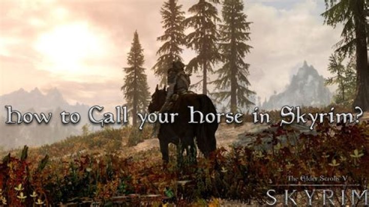 Is there a way to call your horse in Skyrim? [duplicate]